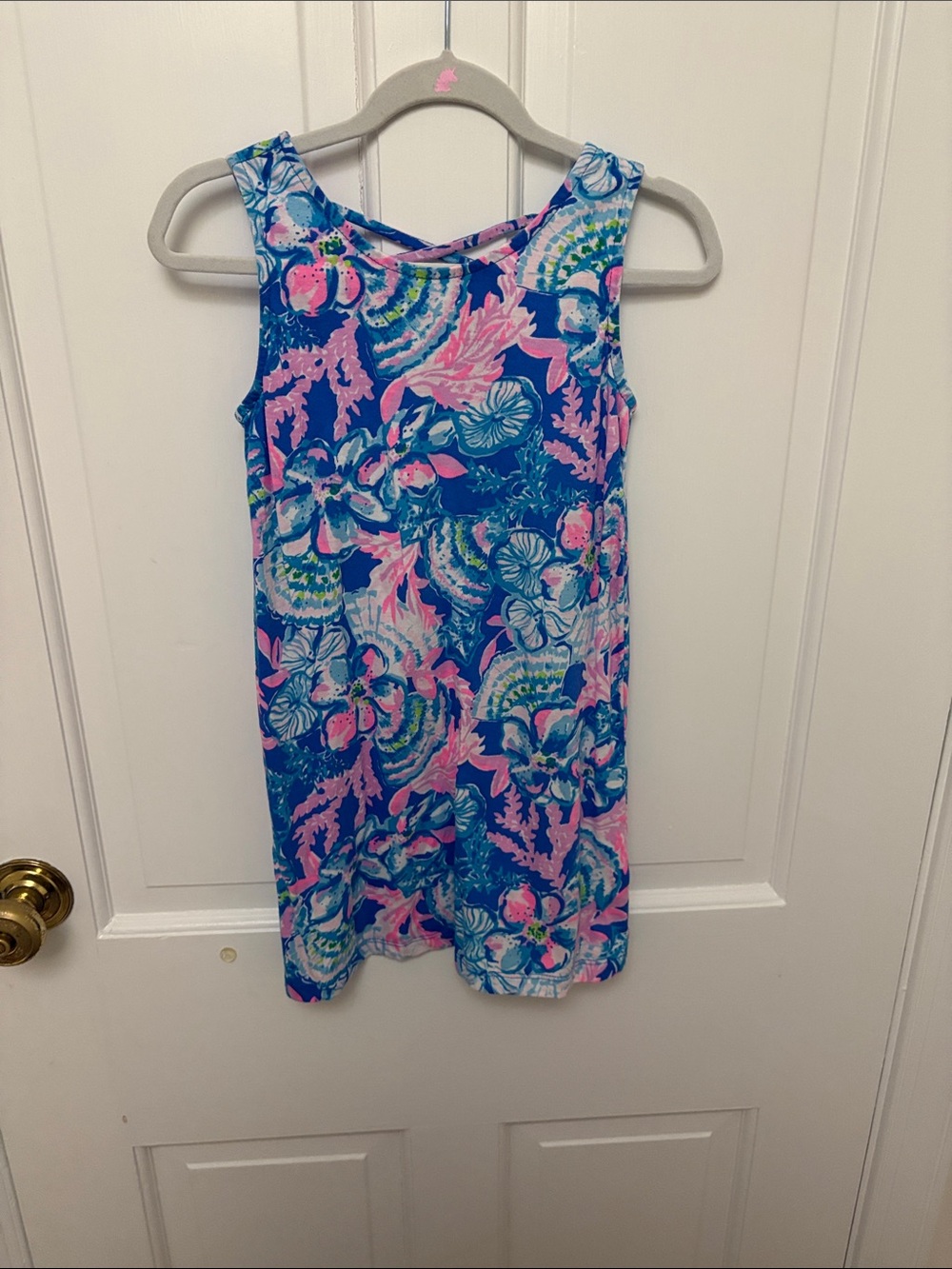 Lilly Pulitzer Girls Floral Tank Dress resort-wear